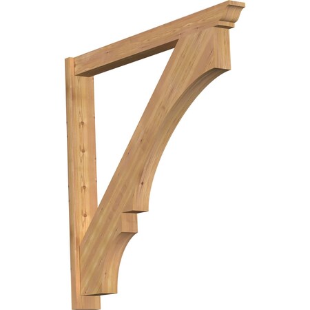 Ekena Millwork Balboa Traditional Smooth Outlooker, Western Red Cedar, 5 1/2"W x 48"D x 48"H OUT06X48X48BOA01SWR